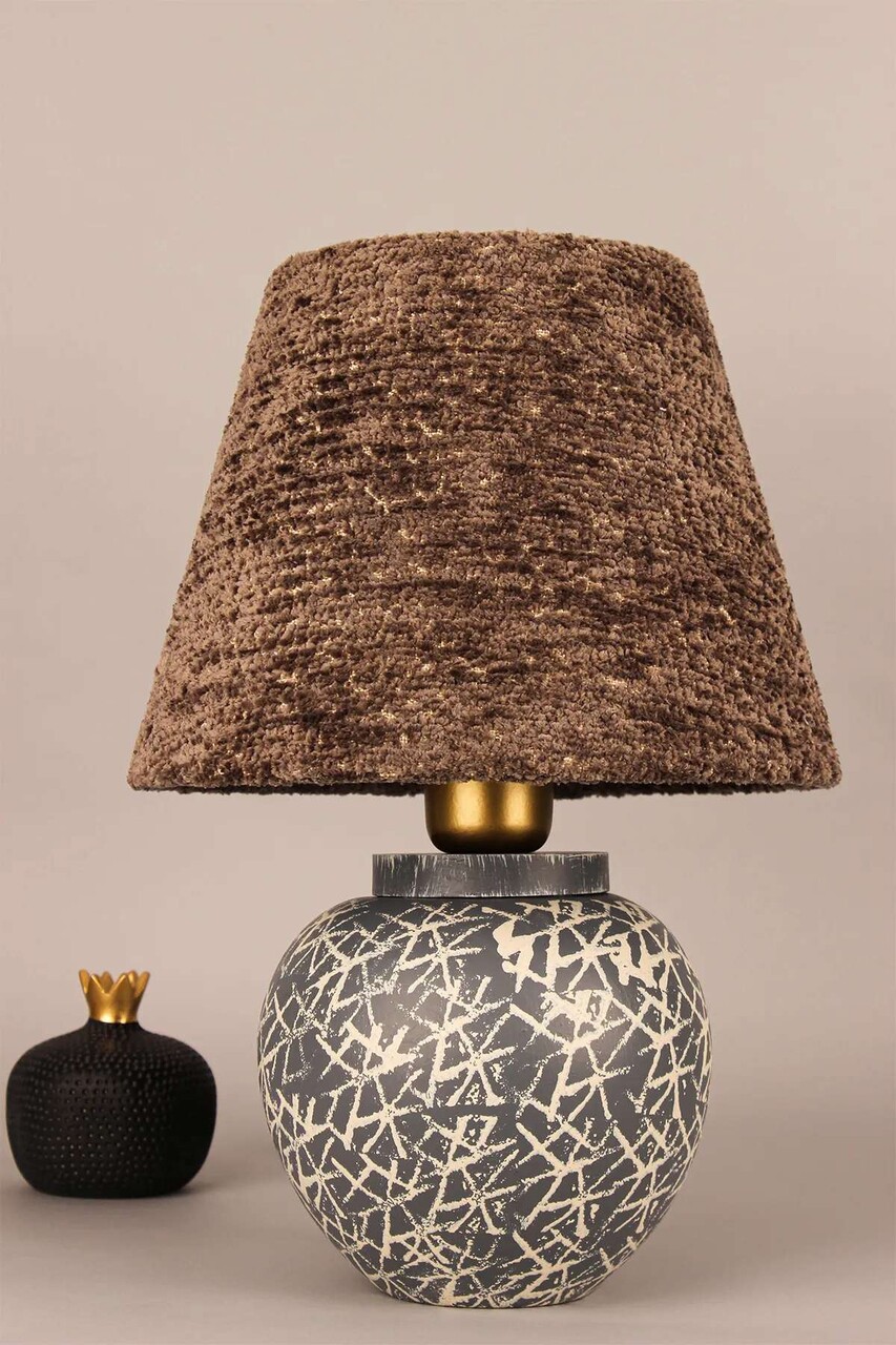 Lampa de masa, Opviq, 687HMY2491, Maro / Gri - imagine 4